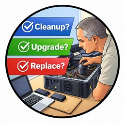 Slow computer cleanup and upgrade article image